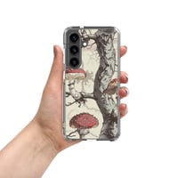 Image 1 of The Shire Inspired Illustrated Tree Trunk/Mushroom Clear Case for Samsung®