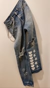 REWORKED  DENIM (CHAIN NOT INCLUDED)