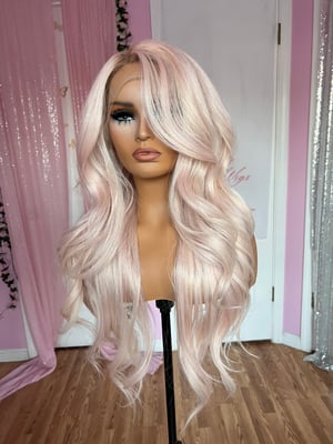 Image of Pastel pink wig (custom order)