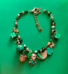 Green Gold Goober Necklace