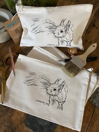 Pouch aus recycelter Baumwolle „Marie“