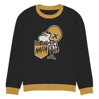 Image 6 of Vintage "Chin Man" Mafia Knitted crew neck sweater