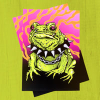 Image 1 of Toxic Toad Emetic Art print 