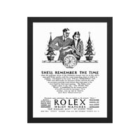 Image 4 of Rolex Christmas 1926 framed poster