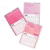 Image 4 of BIBLE VERSE PINK CALENDER 2026