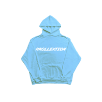 Image 3 of Dreams Sweatsuit - Baby Blue W/White