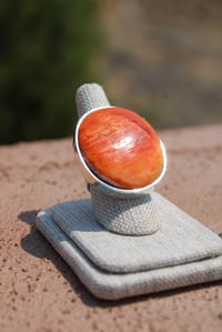 Image 3 of Orange Spiny Oyster Ring
