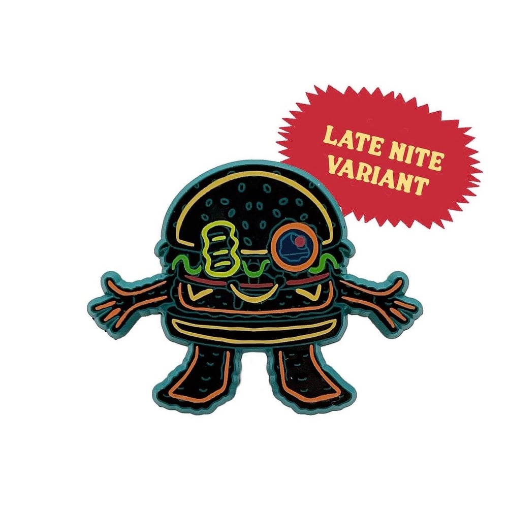Burger Boy Pin
