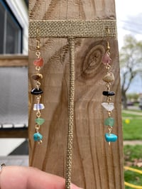 Image 2 of Crystal Chip Link Dangles