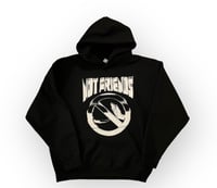 NOT FRIENDS PRINT HOODIE