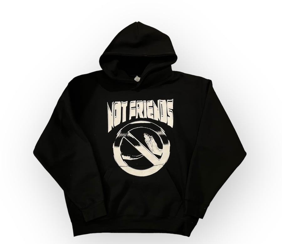 Image of NOT FRIENDS PRINT HOODIE