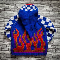 Image 4 of Custom knitted zip up jackets