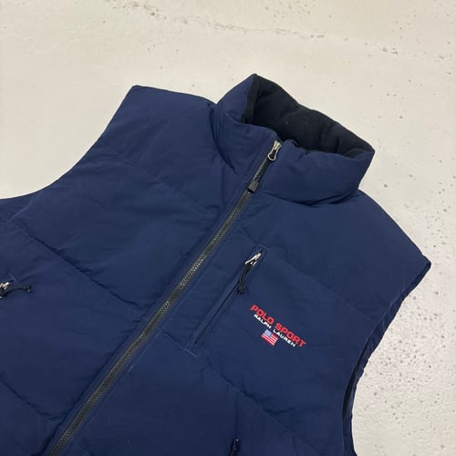 Image of 1990s Ralph Lauren Polo Sport Down Fill Gilet, Size XL