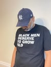 GROW OLD Unisex T-Shirt (BLACK)