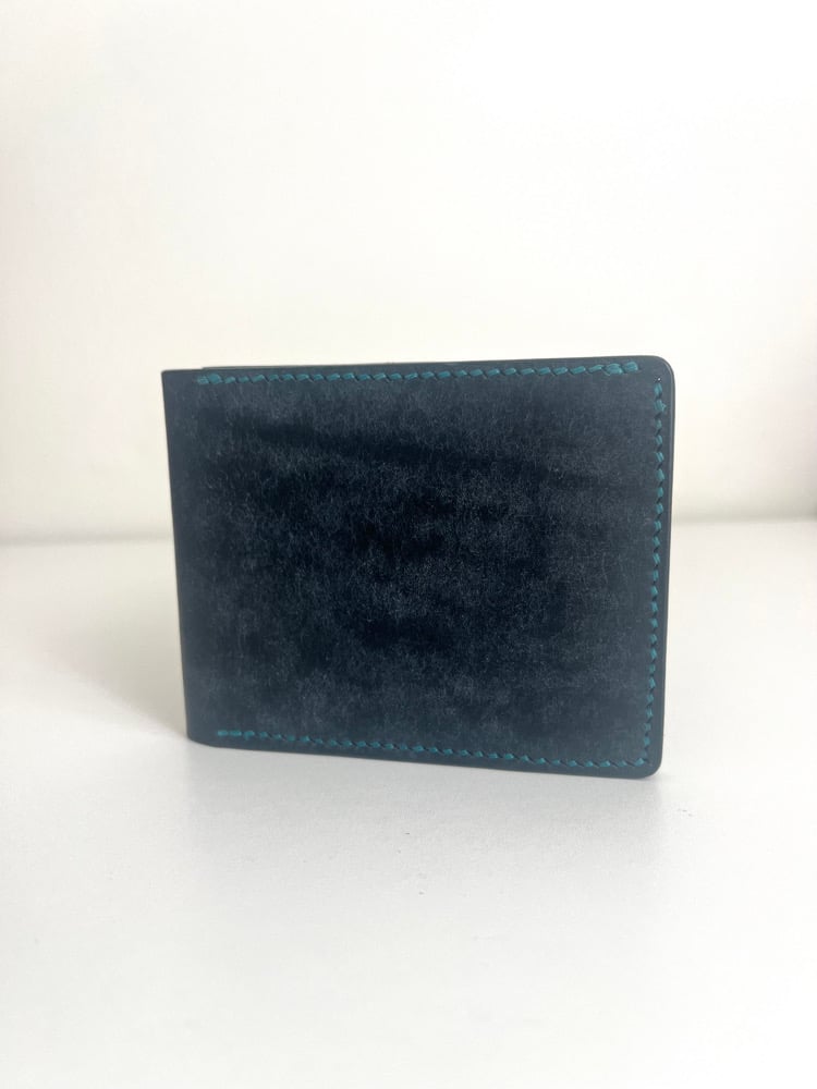 Image of Navy/Ortensia Pueblo 9-Pocket Bifold