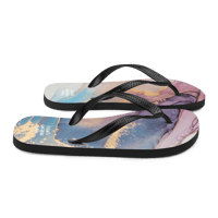 Image 3 of Marble Flip-Flops - pink