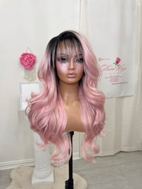 Image 6 of Pastel pink bangs wig (ready to ship)