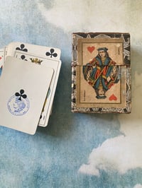 Image 1 of Jeu de 51/52 cartes de Grimaud ancien, tamponné de 1890, tranche dorée édition exceptionnelle. 