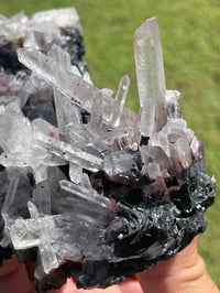 Image 12 of Specularite Quartz Points Cluster #1788