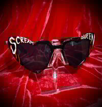 Image 1 of Scream Queen Killer Heart Shaped Sunglasses 