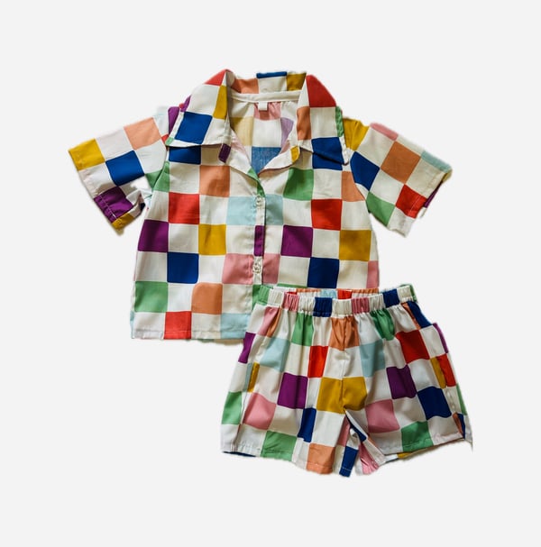 Image of Checkers Matching Set