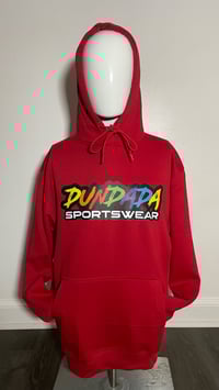Image 1 of DUNDADA Sportswear Red Hoodie