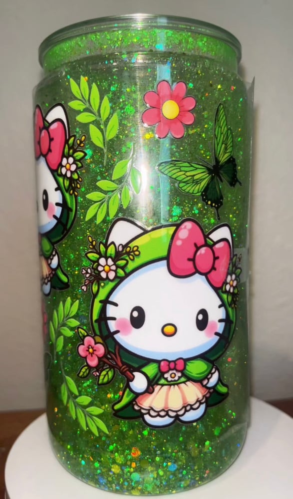 Image of Plasic snowglobe Hello Kitty fairy