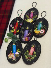 Image 2 of Christmas Candle, Sweet Treats Hanging Ornament