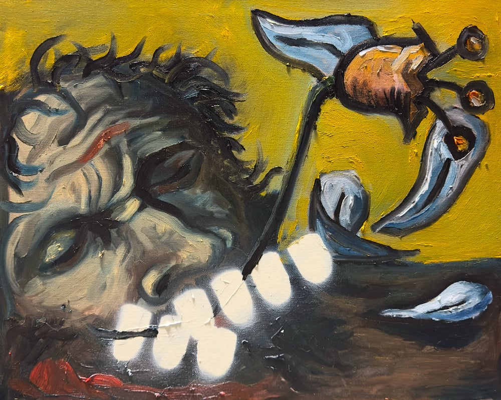 Image of “HEAD OF GOLIATH” painting