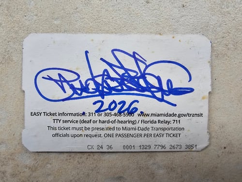 Image of Original Drawn on MDC Transit Pass.....