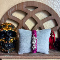 Image 1 of La Morada Red Eyed Santita Plum Bracelet 