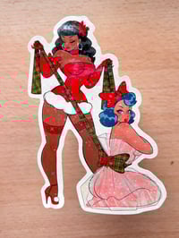 Image 5 of Holiday vinyl stickers/ a set of 4