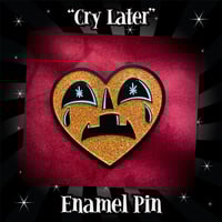 Image 2 of SELECT Heartkin Glitter Enamel Pin