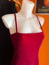 Image 4 of Red Rum Velvet Stretch Maxi Dress S/M