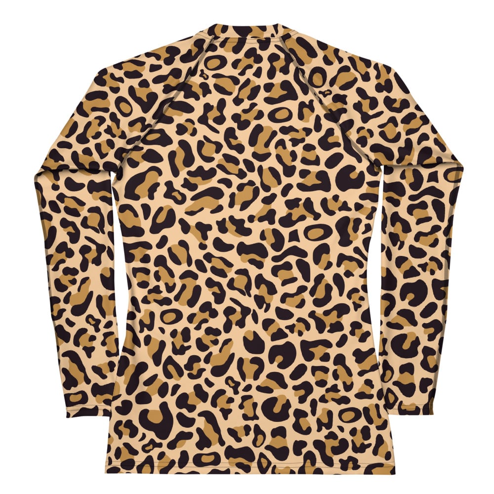 Image of Women's Rash Guard Leopard