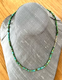 Image 3 of Turquoise Necklace Sonora Gold 18k