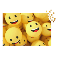 Image 4 of Jigsaw puzzle with tin (smile face madness)
