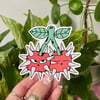 ‘Spikey Cherries’ - Vinyl Sticker