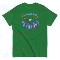Image 13 of Spirit Of The Wild Western Antlers Feathers Boho Tee
