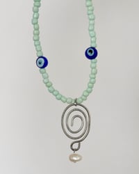 Image 4 of Collar "seed beads" | Glass evil eye