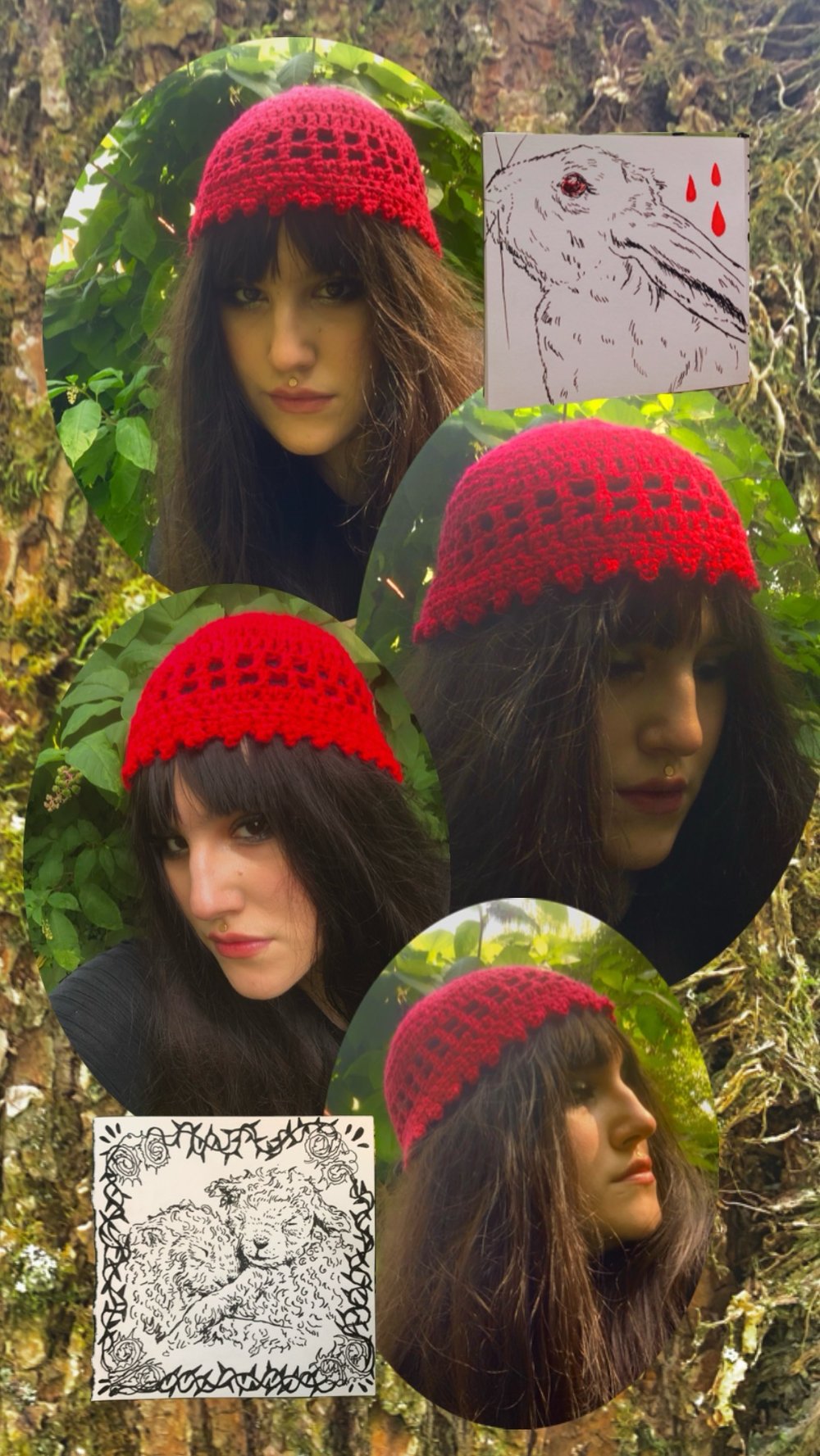 Image of Red Garden Cap