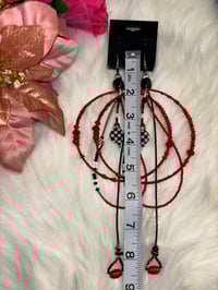 Image 2 of Check my vibes Large Hoop