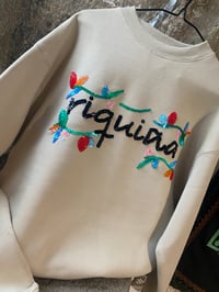 Image 5 of Suadoiro bordado a man. RIQUIÑA FLORES. Talla M oversize. En STOCK!