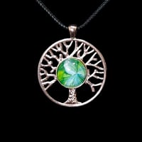 Tree Of Life Pour Paint Pendant
