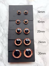 Image 1 of Papaya Sunset (one set of safety eyes)