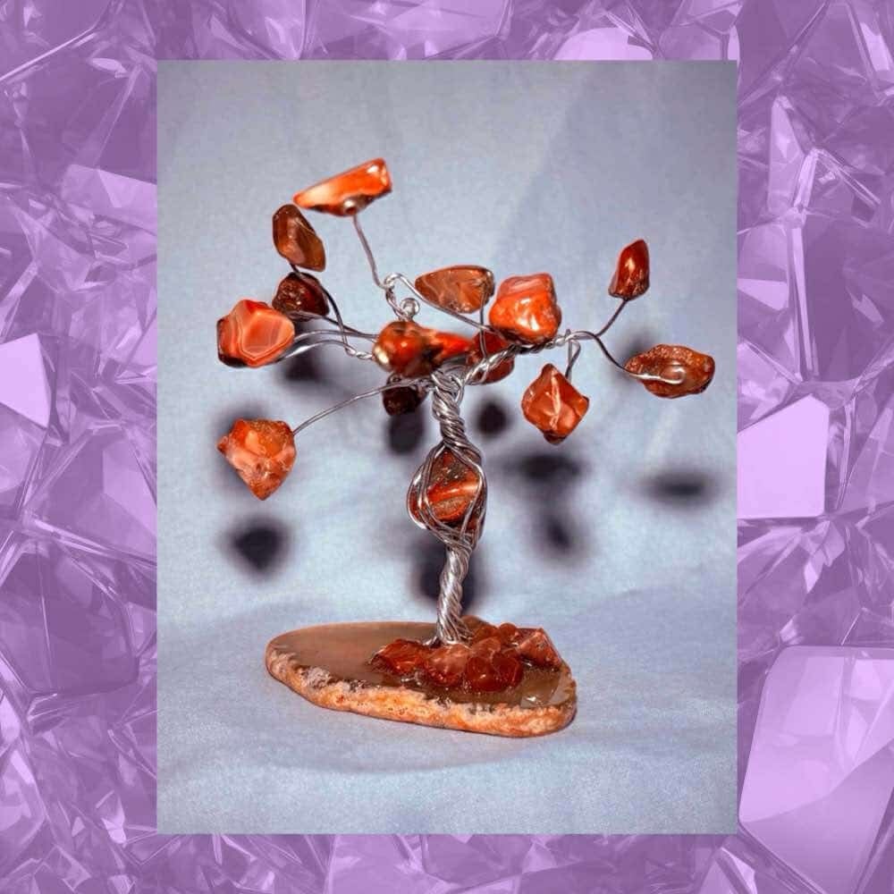 Image of Red Carnelian Crystal Tree