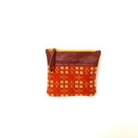 Image 1 of Welsh Tapestry Orange Pouch