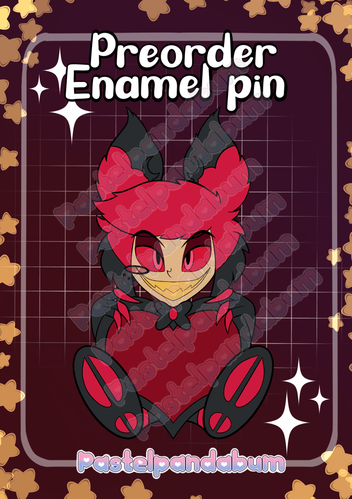 Image of PREORDER Hazbin Hotel - Alastor & Demon Alastor Enamel Pin badge