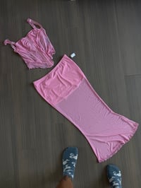 pink two piece set (sz med)
