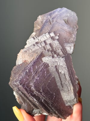 PURPLE CUBIC FLUORITE FROM -PAKISTAN- C